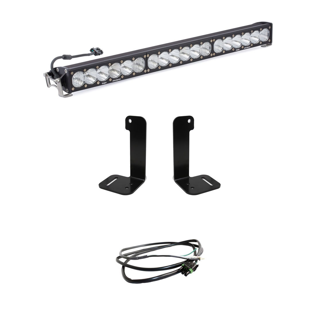 Baja Designs OnX6+ 30 Inch Bumper Kit for Jeep, Upfitter Wiring