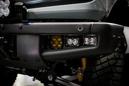 Baja Designs Squadron SAE/Dual S2 Sport Steel Bumper Fog Pocket Light Kit 447762UP