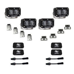 Ford Raptor S2 SAE Dual Fog Pocket Kit, view 2, Baja Designs 448166