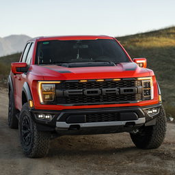 Ford Raptor S2 SAE Dual Fog Pocket Kit fitted to a vehicle, Baja Designs 448166