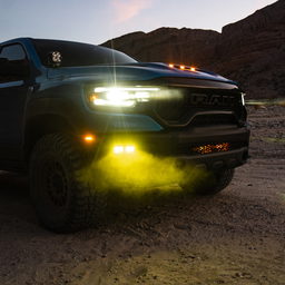 Dual S2 SAE Fog Pocket Kit for Ram 1500, view 3, Baja Designs 448169