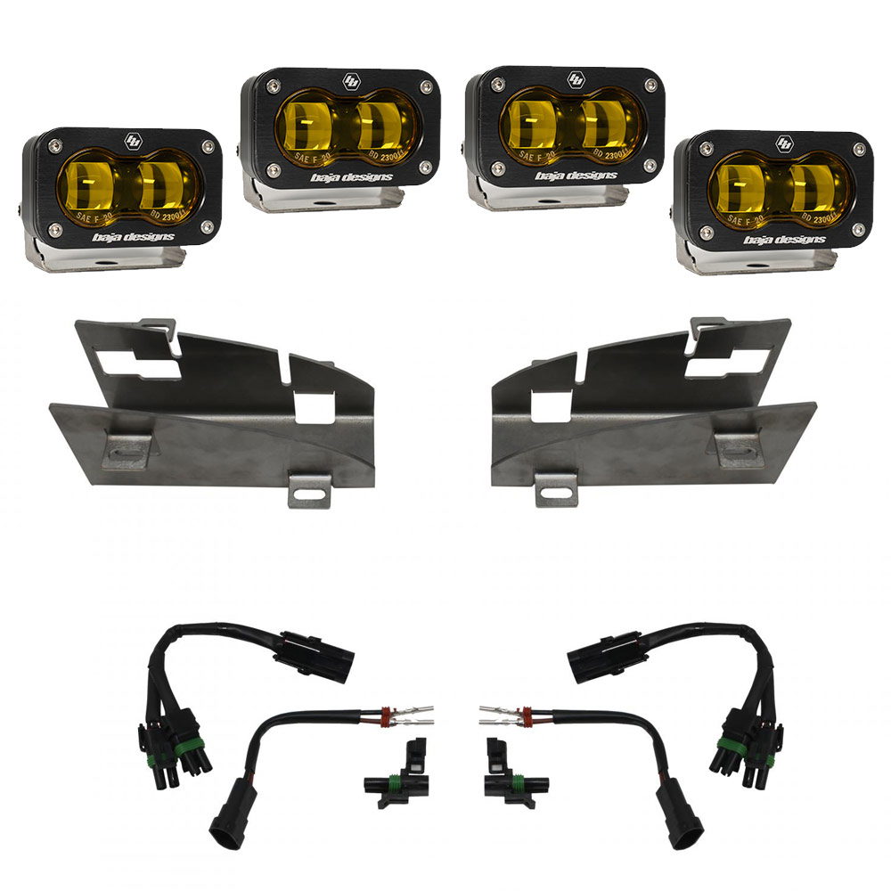 Baja Designs Dual S2 SAE Fog Pocket Kit for Ram 1500