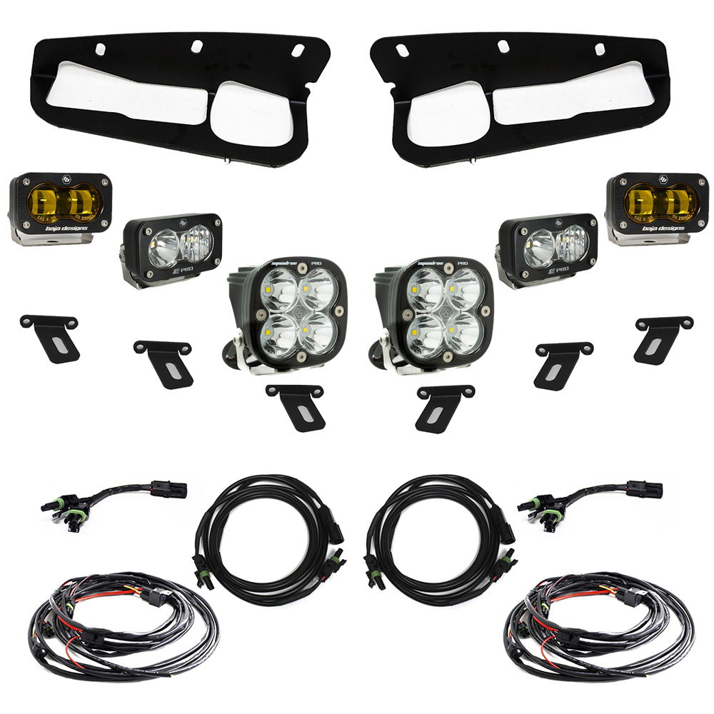 Baja Designs Baja Designs Ford Bronco S2 SAE “Pro” Fog Pocket Light Kit 448179