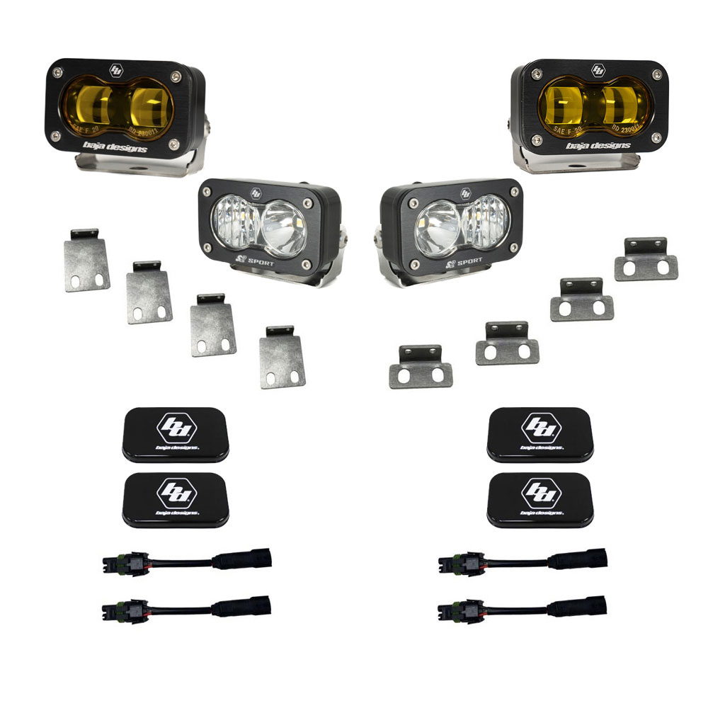 Baja Designs S2 SAE/S2 Sport Fog Pocket Kit for Ford Raptors