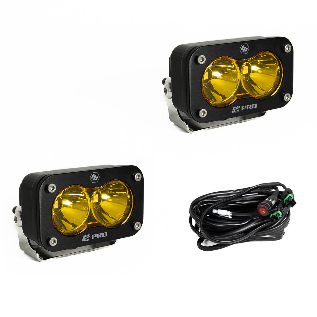 Baja Designs Baja Designs S2 Pro Black LED Auxiliary Light Pod Pair 487811