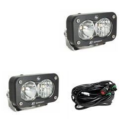 Baja Designs S2 Sport Black LED Auxiliary Light Pod Pair 547803, view 2