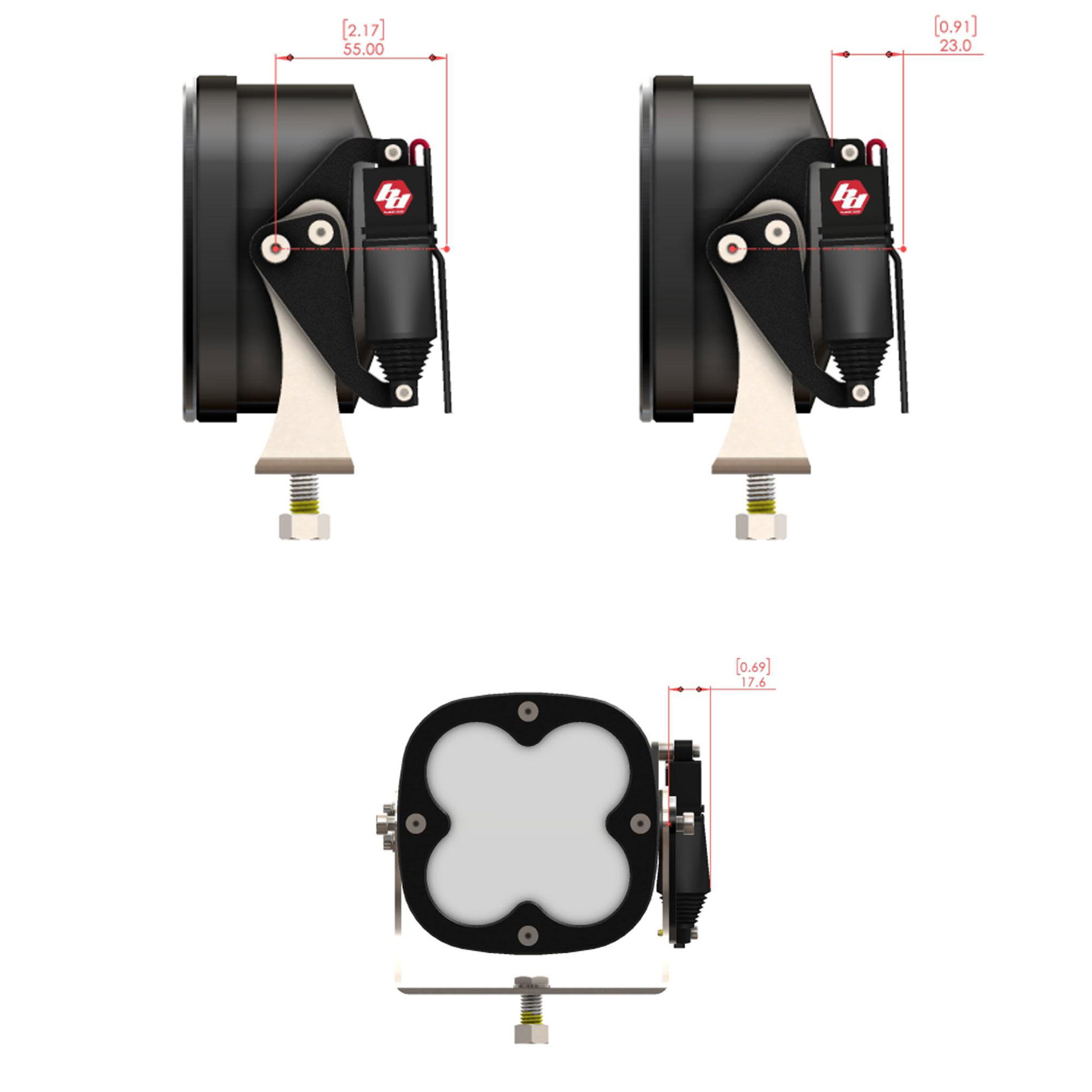 Reflex Light Actuator Kit for LP and XL-M Housings, Baja Designs 80-0001