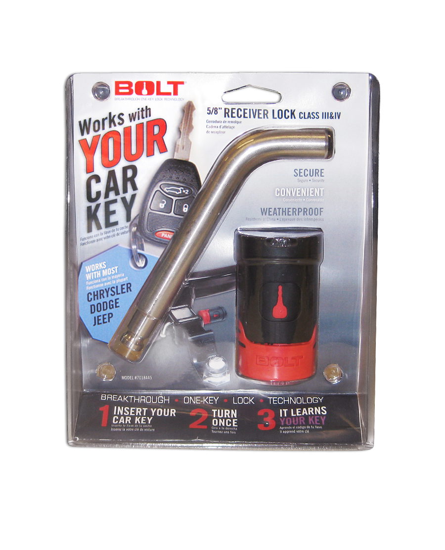 BOLT 5/8 in. Receiver Lock for Chrysler, Dodge and Jeep