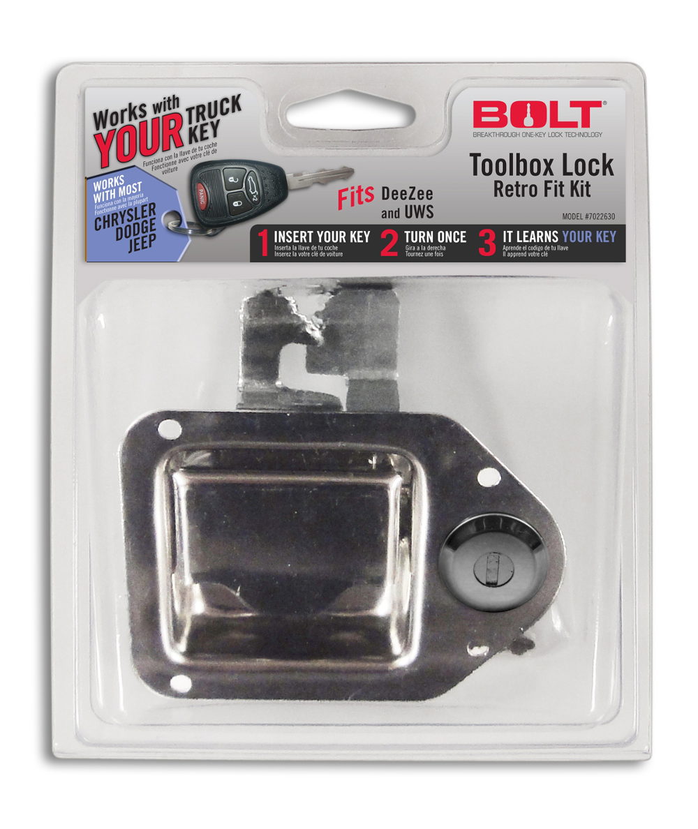 BOLT Toolbox Latch for Dodge and Jeep Key Family