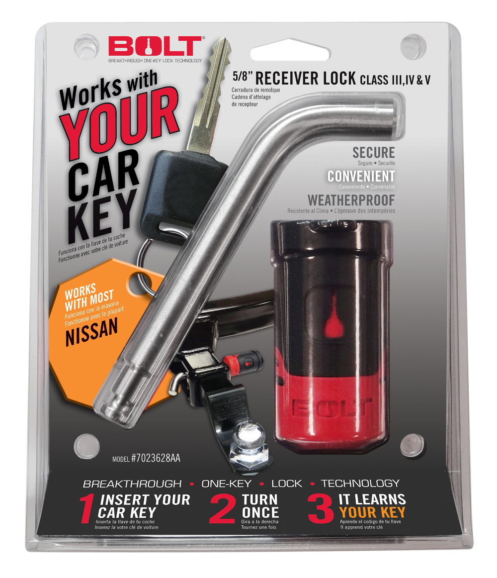 BOLT 5/8 in. Receiver Lock for Nissan Key Family