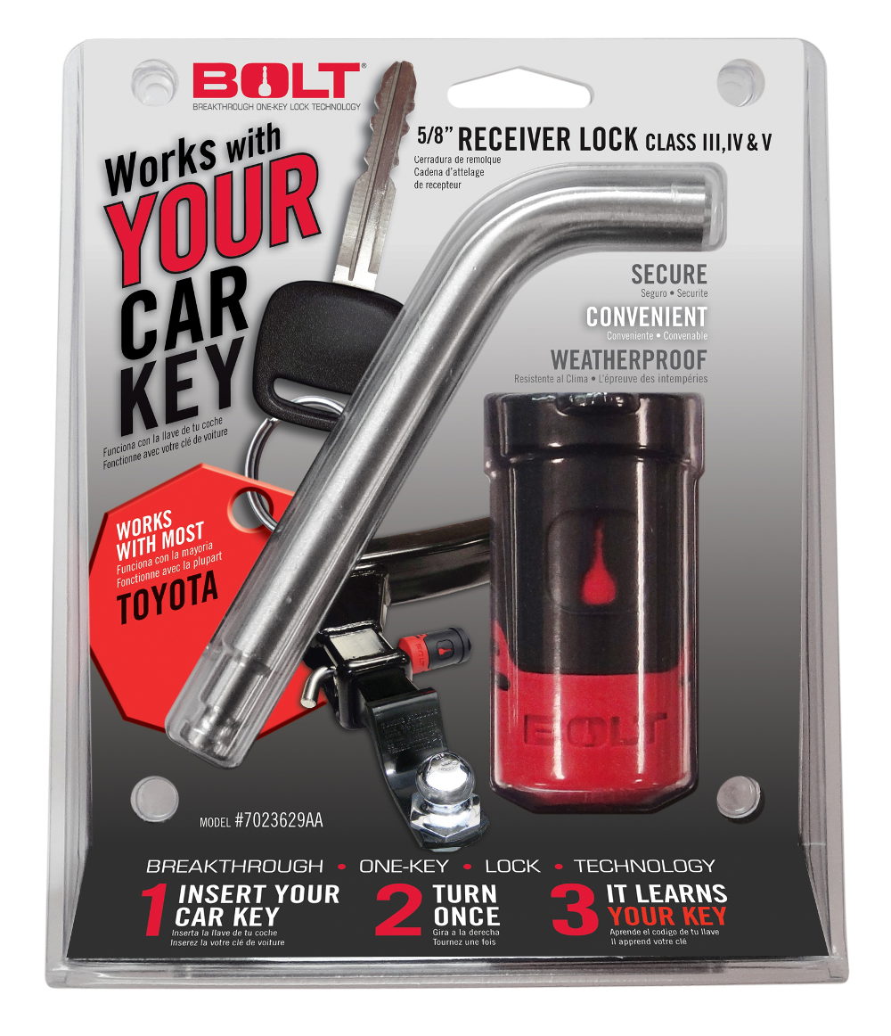 BOLT 5/8 in. Receiver Lock for Toyota Key Family