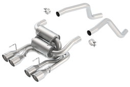 S-Type Axle-Back Exhaust for Chevrolet Corvette (2006-2008), view 2, Borla 11744