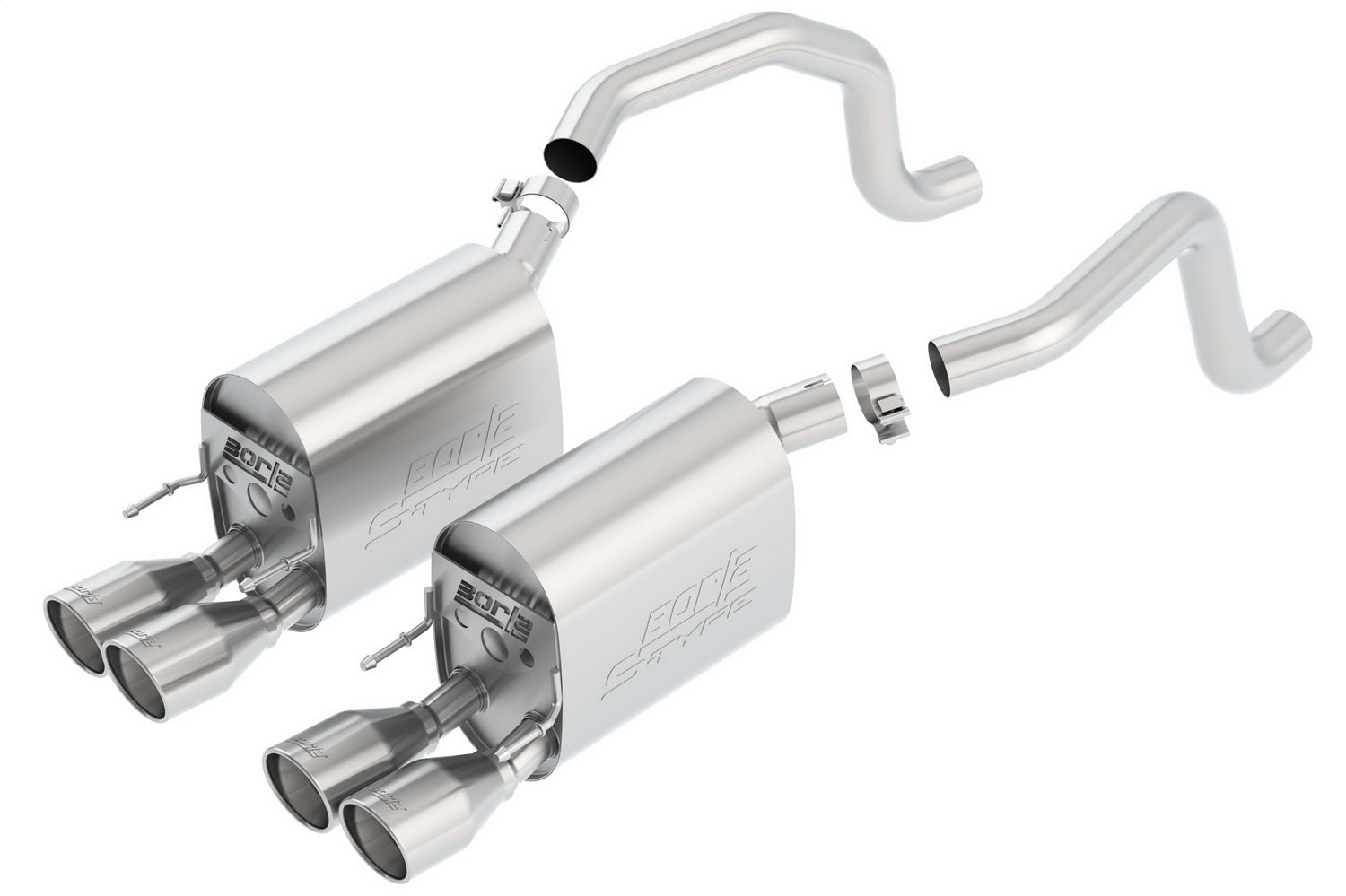 Borla S-Type II Axle-Back Exhaust for Corvette