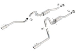 S-Type Cat-Back for Ford Mustang GT & Mach 1, view 2, Borla 140067