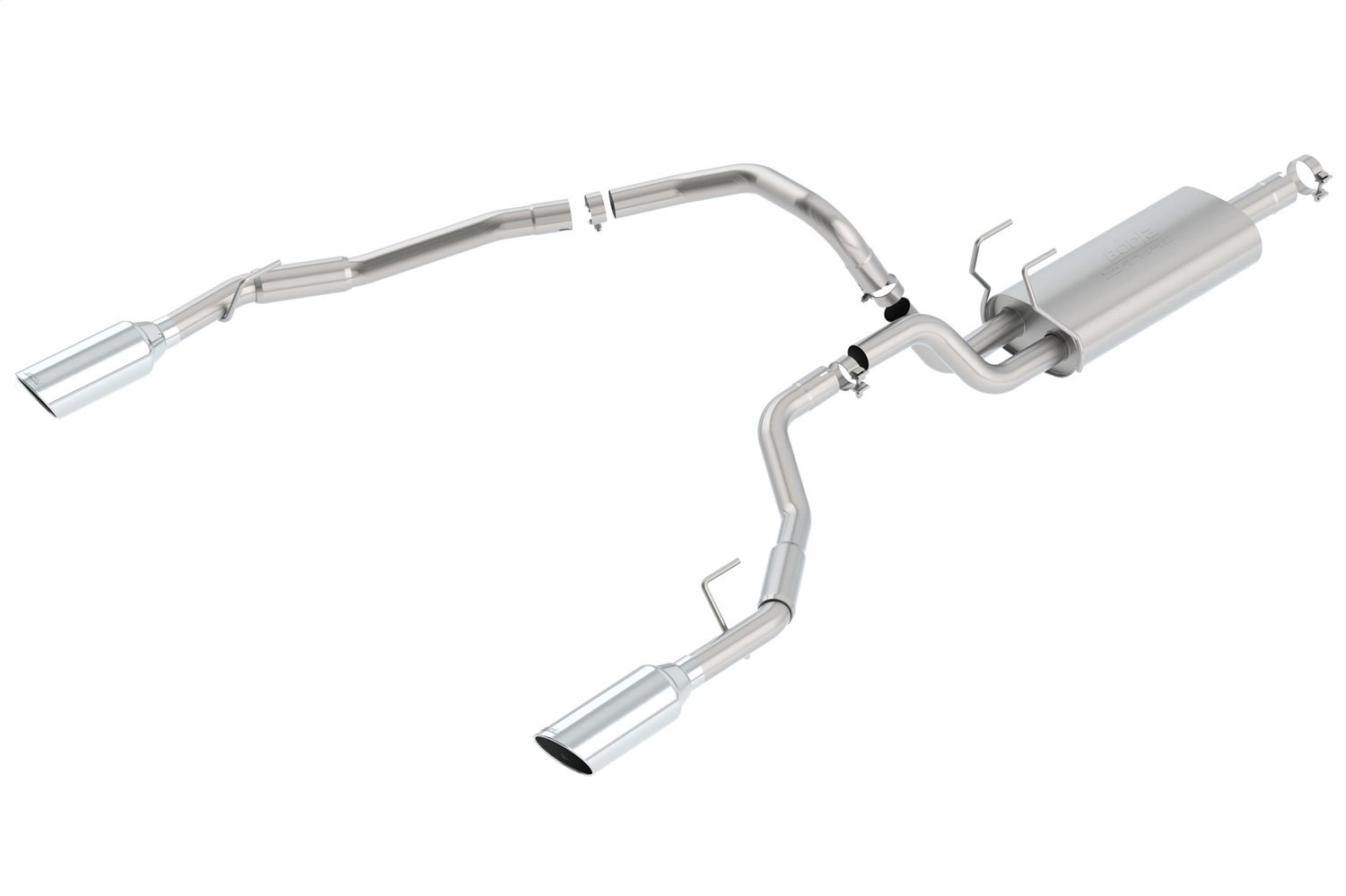 Borla S-Type Cat-Back for Ram 1500 with Bumper Tip Exit