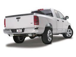 S-Type Dual Cat-Back for Ram 1500 Single Exhaust shown installed, Borla 140308