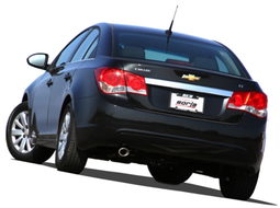 S-Type Cat-Back for Chevrolet Cruze (2011-2015) shown installed, Borla 140352