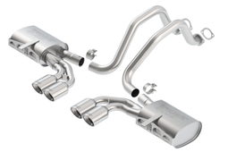 S-Type ll Cat-Back for Corvette (1997-2004) dimension diagram, Borla 140427