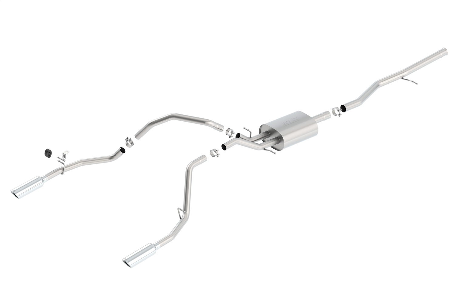 Borla exhaust system for Chevrolet Silverado 1500 (2014–2018)