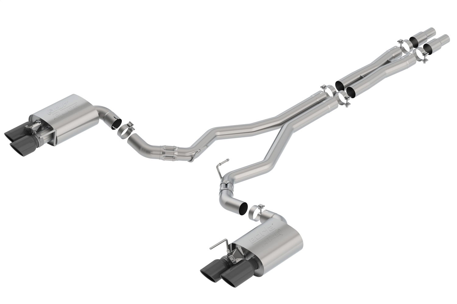 Borla ATAK Black Cat-Back for Ford Mustang