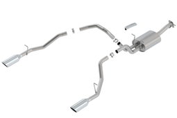 Touring Cat-Back for Ram 1500 (2019-2026) dimension diagram, Borla 140758