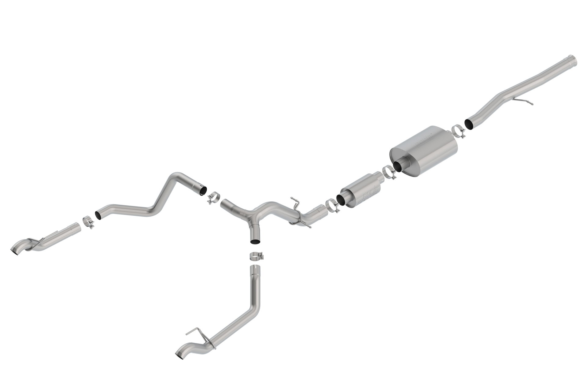 S-Type Cat-Back for Silverado 1500 Trail Boss & RST, Borla 140773