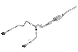 S-Type Black Cat-Back for Silverado 1500 Trail Boss, Borla 140774BC