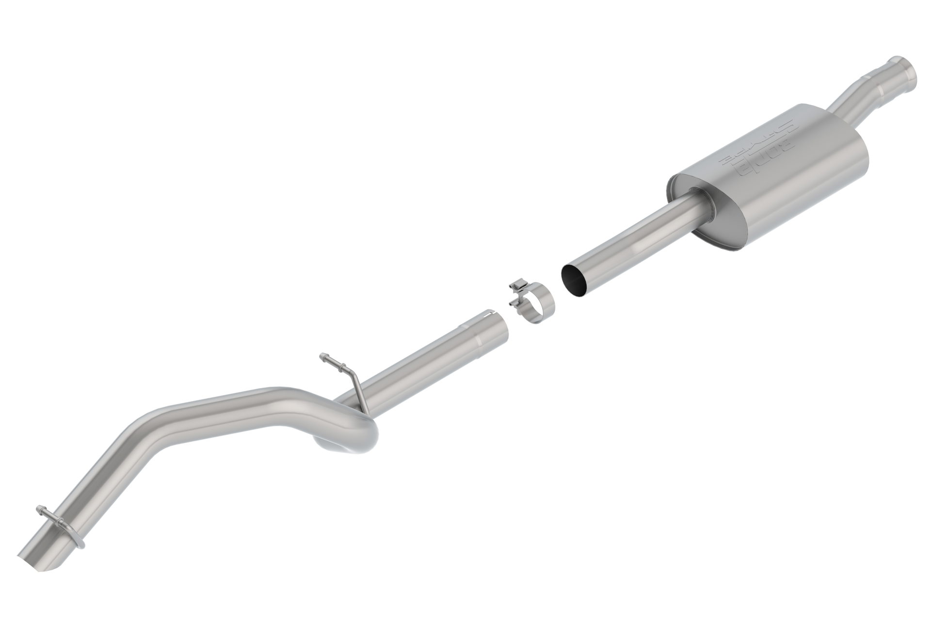 S-Type Cat-Back Exhaust for Jeep Wrangler 4WD (2018-2026) — Borla 140787