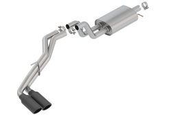 S-Type Black Cat-Back for Ford Ranger (2019-2023), Borla 140789BC