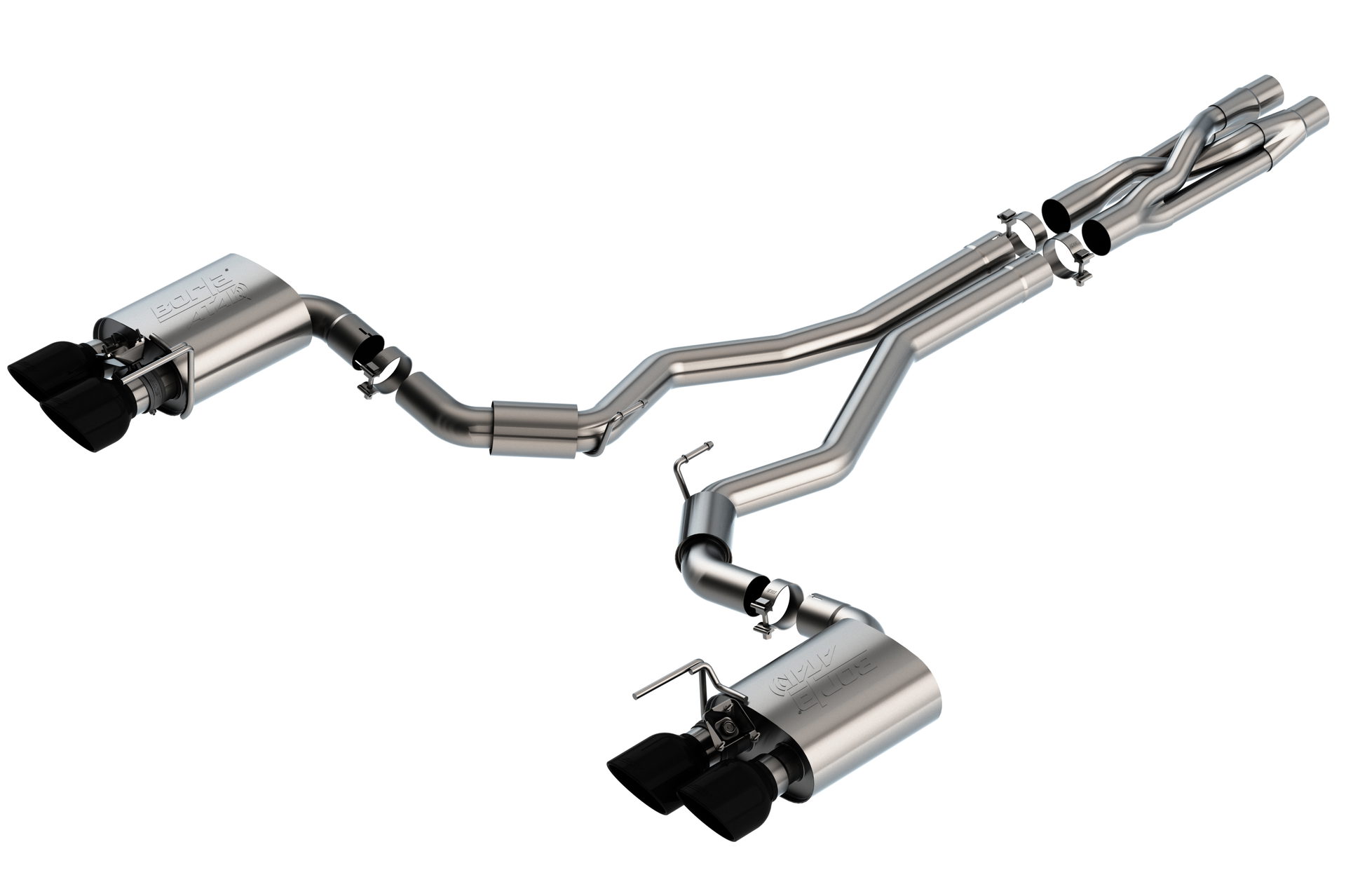 Borla ATAK Black Cat-Back for Ford Mustang