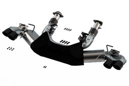 ATAK Black Cat-Back for Corvette Stingray dimension diagram — Borla 140839BC