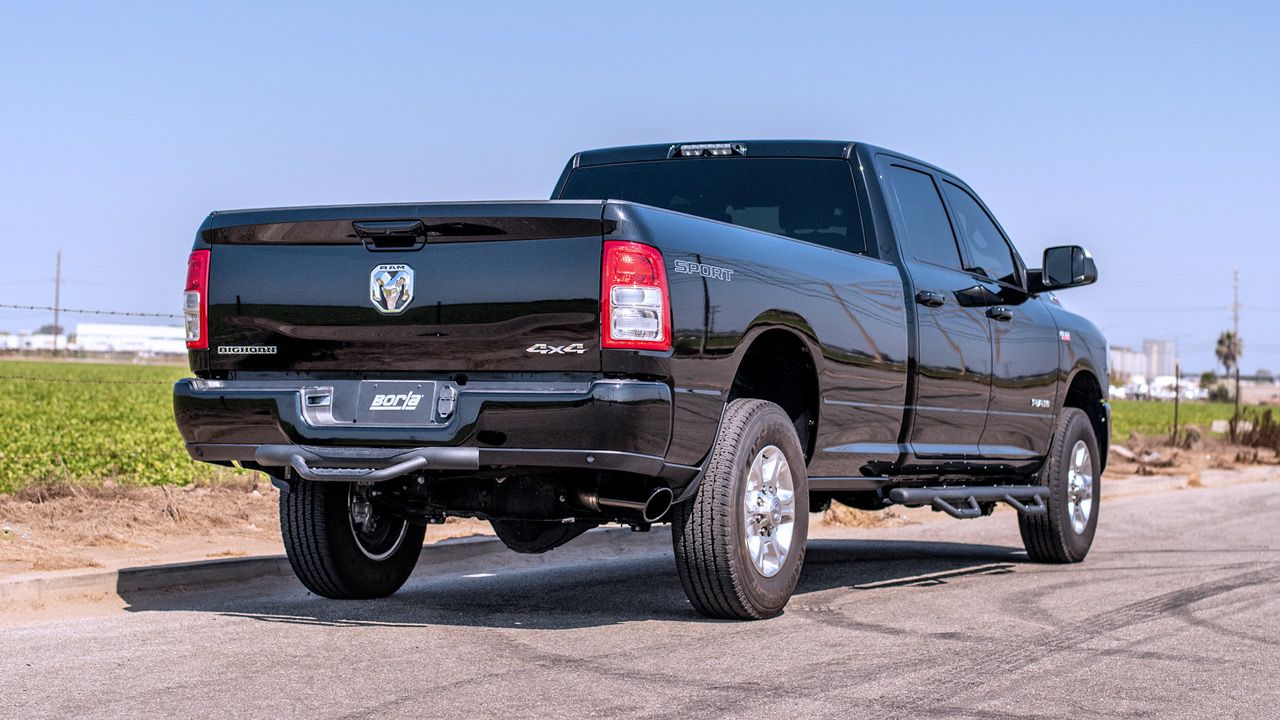 Borla S-Type Black Cat-Back for Ram 2500 & 3500