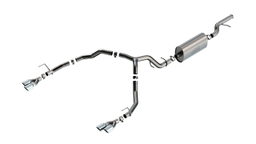 Touring Cat-Back for Chevrolet Tahoe Premier, Quad Tip, view 2, Borla 140856