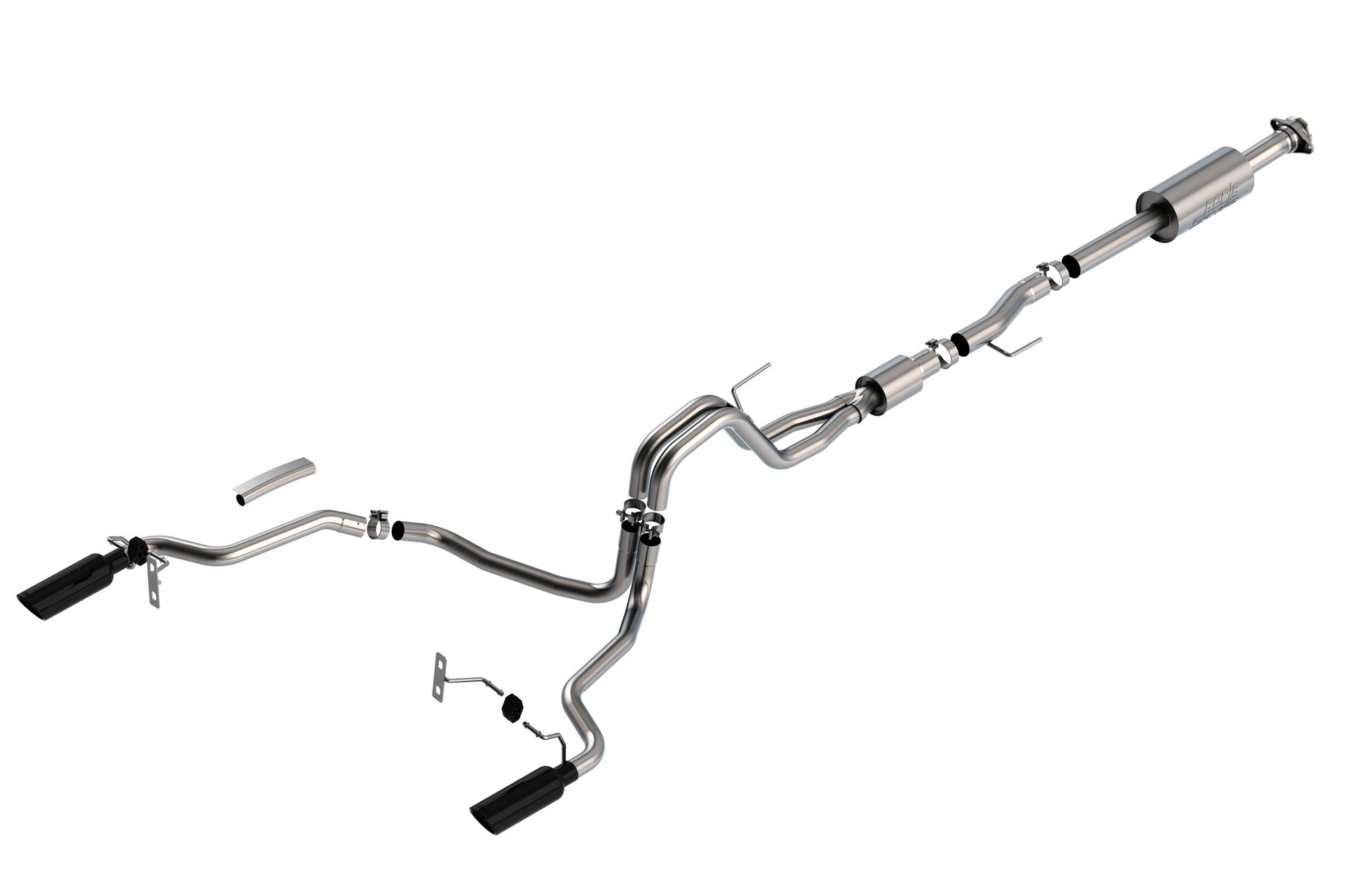 Borla S-Type Black Cat-Back for F-150 Crew & Extended Cab