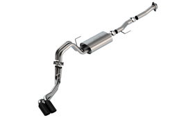 S-Type Black Cat-Back for Ford F-150 XL, Borla 140876BC