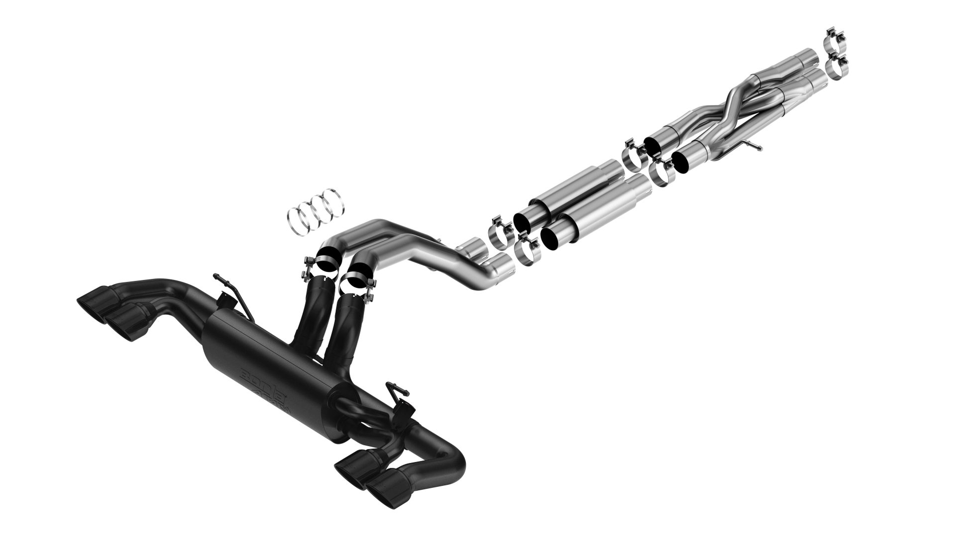 Borla ATAK Cat-Back for Jeep Wrangler Rubicon 392