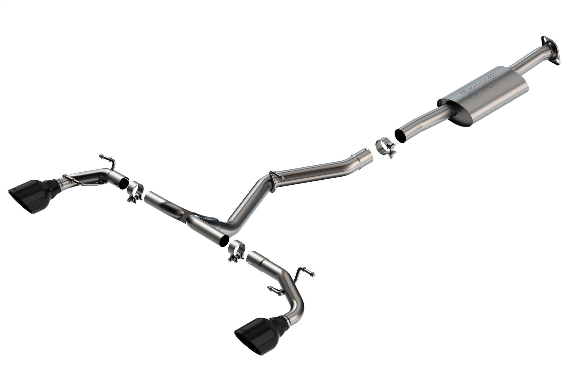 Borla S-Type Black Cat-Back for Subaru BRZ & GR86