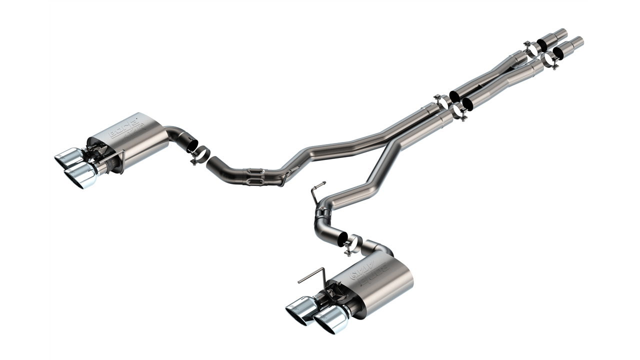 Borla ATAK Cat-Back for Ford Mustang Dark Horse