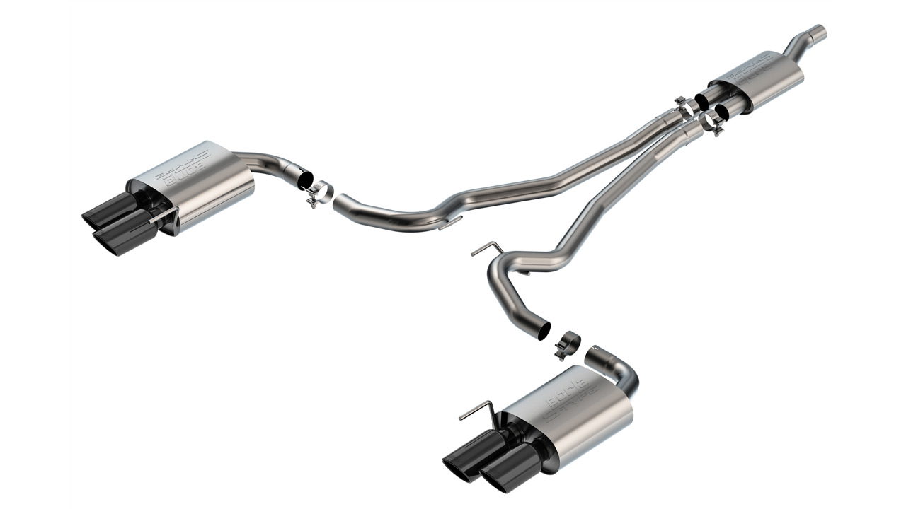 Borla CrateMuffler S-Type Black for Mustang EcoBoost