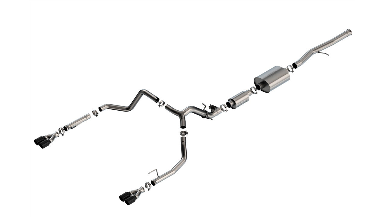 Borla S-Type Black Cat-Back for 2025 Silverado & Sierra