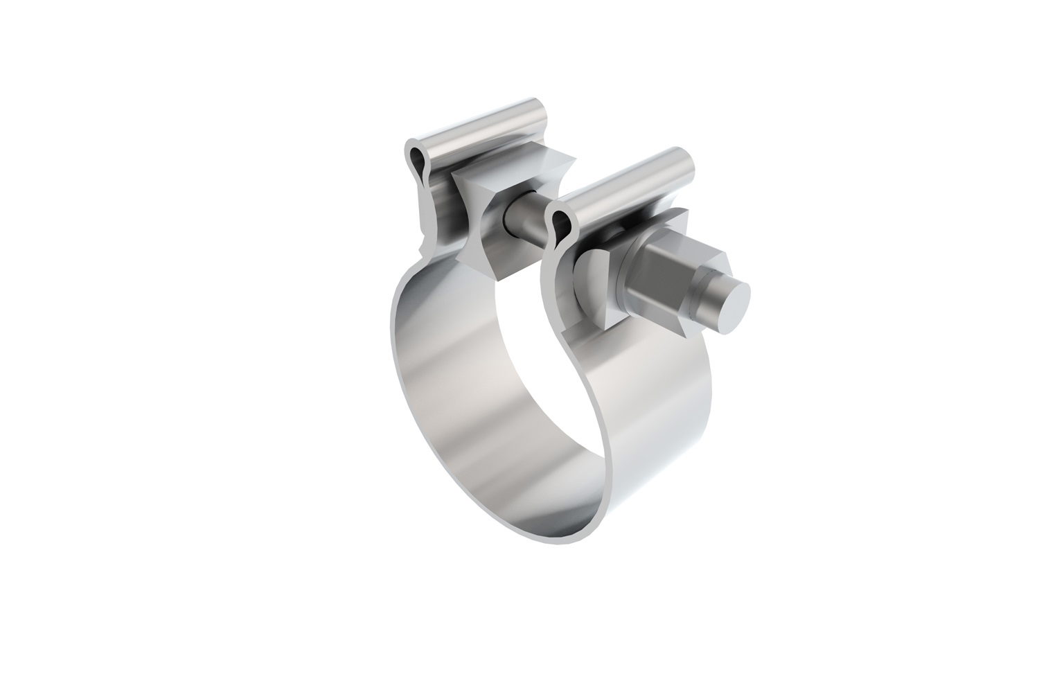 Borla Stainless Steel AccuSeal Clamp - Borla 18325