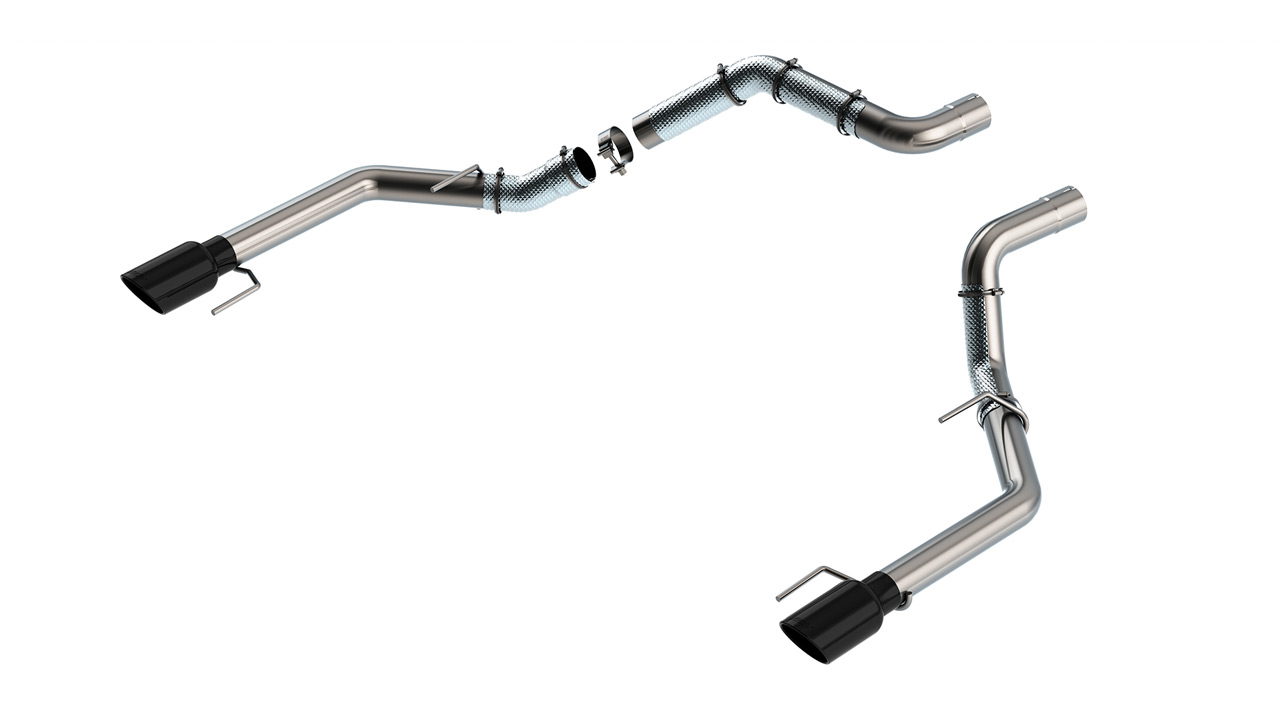 Black Tail Pipes for Ford F-150 Raptor (2021-2025), Borla 60727BC