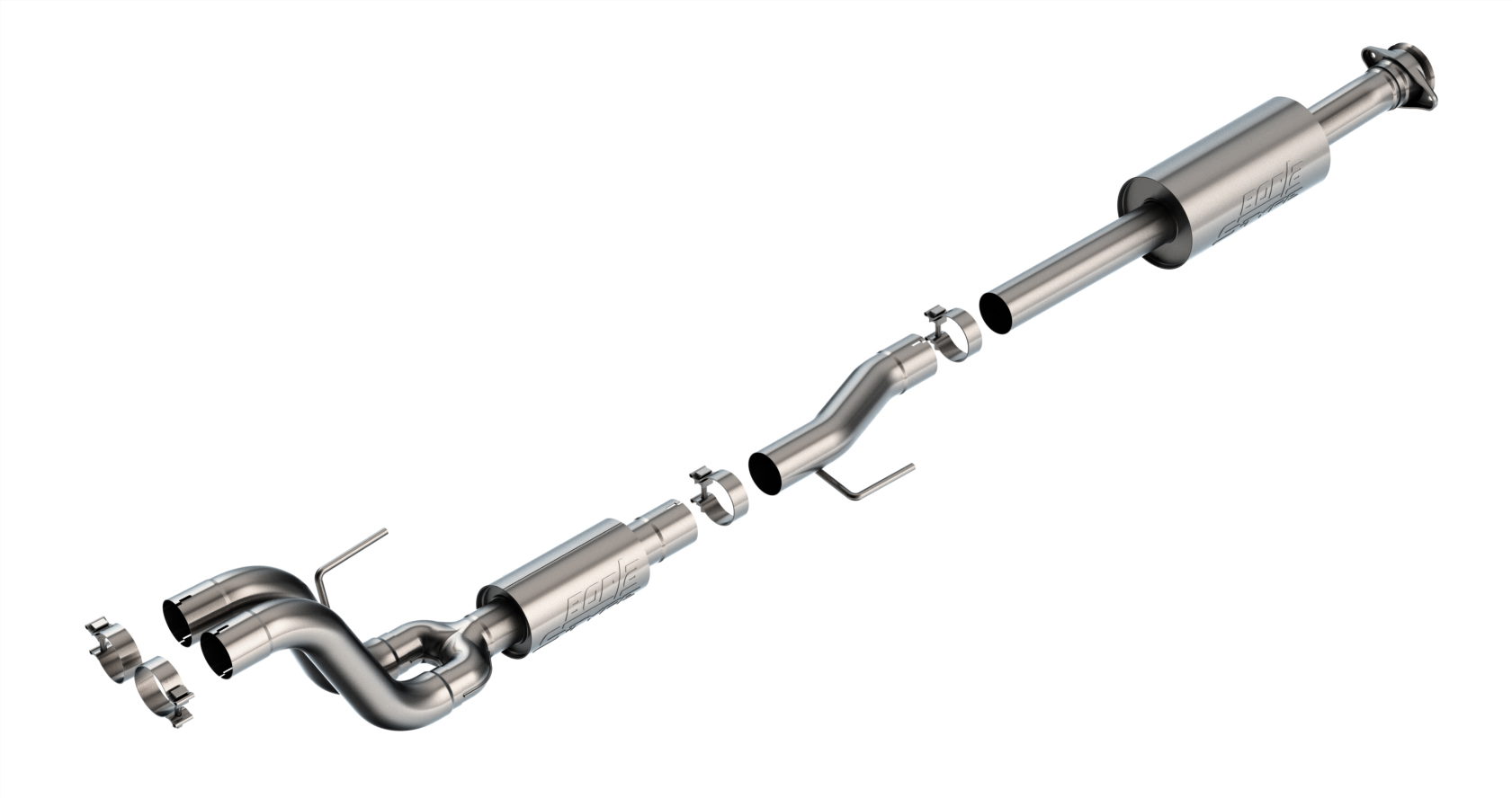 Borla Mid-Pipe with S-Type Muffler for Ford F-150