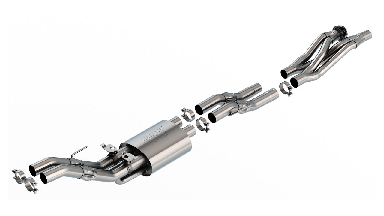 Borla ATAK Mid-Section for F-150 Raptor R, 5.2L V8