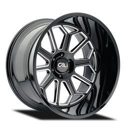 Cali Offroad AUBURN (9117) GLOSS BLACK MILLED 9117-24483BM