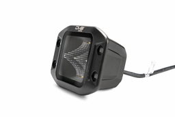 3-Inch Cube LED Light with Flood Pattern & Flush Mount, view 6, DV8 Offroad BE3FMW40W