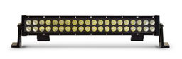 20-Inch Dual Row LED Light Bar, Black Face, DV8 Offroad BR20E120W3W