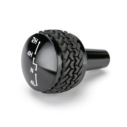 4WD Shift Knob for Jeep Wrangler JK, Black, view 2, DV8 Offroad D-JP-180011-BK