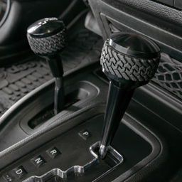 4WD Shift Knob for Jeep Wrangler JK, Black, view 4, DV8 Offroad D-JP-180011-BK