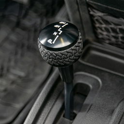 4WD Shift Knob for Jeep Wrangler JK, Black, view 5, DV8 Offroad D-JP-180011-BK